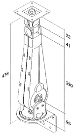 lcd flat panel monitor arm dimensions