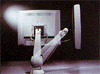 lcd flat panel monitor arm pivots 180 degrees left and right