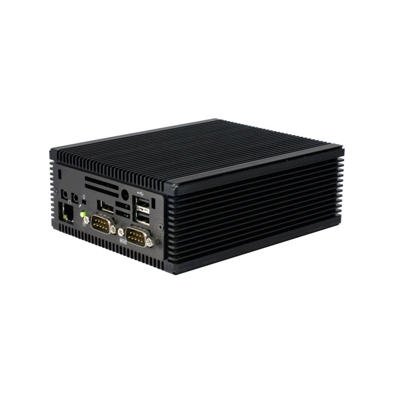 SlimPro SP385F Fanless PC is Quiet Slim low power consumption PC in a small form factor case