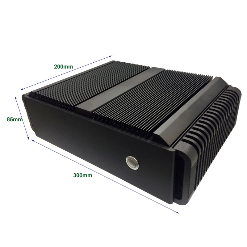 Twister 170E Embedded Fanless Mini PC with i7 Skylake-S and PCI Express 3.0 x16 slot